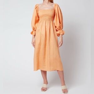 Sleeper Atlanta Linen Dress Medium